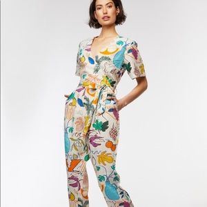 NWT Gorman printed linen jumpsuit